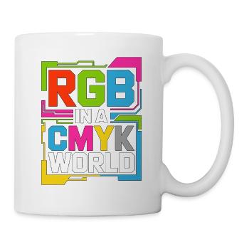 Print Designer RGB In A CMYK World Print Expert - Mug - white - Right
