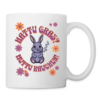 Canabis Rabbit - Hattu Grass? - Mug - white - Right