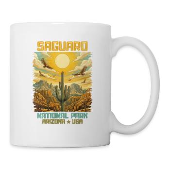 Saguaro Nationalpark Desert Sonnenaufgang - Tasse - Weiß - Rechts