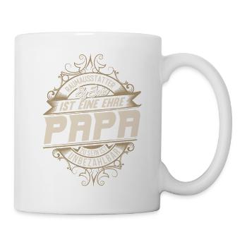 Raumausstatter Papa - Tasse - Weiß - Rechts
