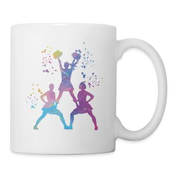 Cheerpom pom girls Mom Cheerleading - Mug blanc - blanc - Droite