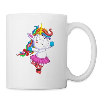 Ballet Licorne Ballerine Danseuse Mignonne Cadeau - Mug blanc - blanc - Droite