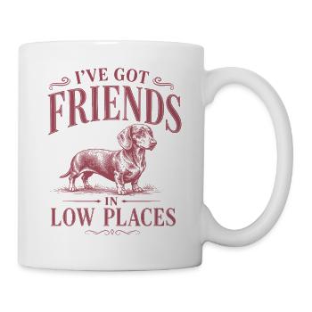 Drôle de design de teckel pour les propriétaires de chiens - Mug blanc - blanc - Droite