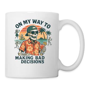Holiday Humor On My Way To Making Bad Decisions - Mug - white - Right