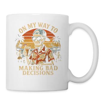 Holiday Humor On My Way To Making Bad Decisions - Mug - white - Right