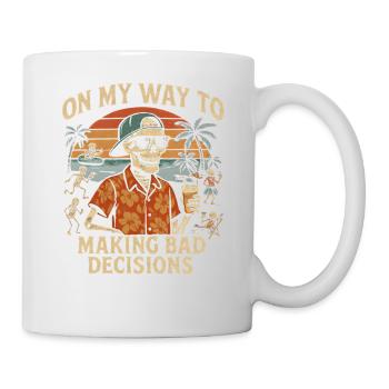 Holiday Humor On My Way To Making Bad Decisions - Mug - white - Right