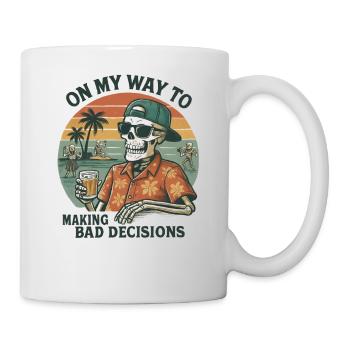 Holiday Humor On My Way To Making Bad Decisions - Mug - white - Right