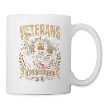 Jour des anciens combattants pour les démocrates - Mug blanc - blanc - Droite