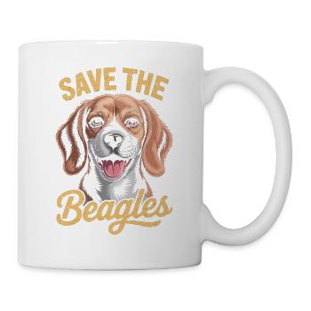 Save the Beagles - Mug - white - Right