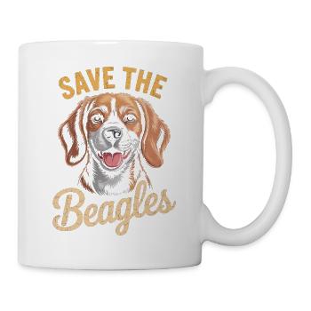 Save the Beagles Beagle Rescue Tee - Mug - white - Right