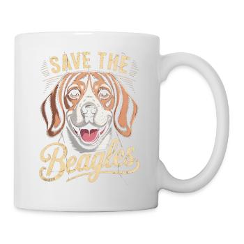 Save the Beagles - Mug - white - Right