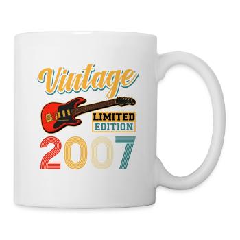 Vintage 2007 Guitar Limited Edition Art - Mug - white - Right