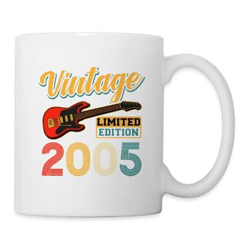 Vintage 2005 Limited Edition Guitar Graphic - Mug - white - Right