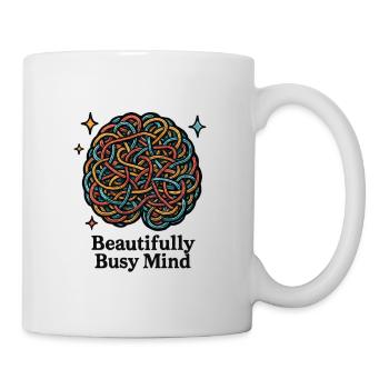 Colorful balls of thoughts - Mug - white - Right