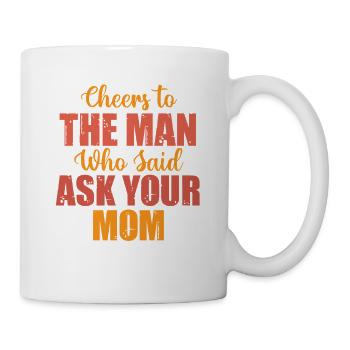 Lustiger Papa Humor Entspannte Papa Vibes Kleidung - Tasse - Weiß - Rechts