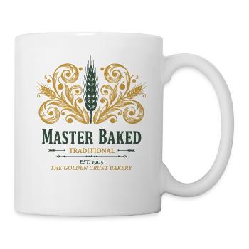 Sourdough Bread Baking Master Baked Traditional - Mug - white - Right