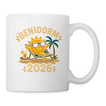 Benidorm 2026 Sunshine Holidays - Mug - white - Right