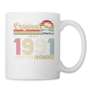 Cadeau du 35e anniversaire Original Millésime de mai 1991 - Mug blanc - blanc - Droite