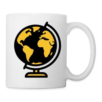 École Globe Globe Earth - Mug blanc - blanc - Droite