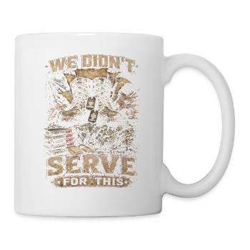 Jour des anciens combattants pour les démocrates - Mug blanc - blanc - Droite