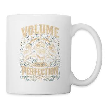 Shanty Chor Seemannslieder Volume Over Perfection - Tasse - Weiß - Rechts