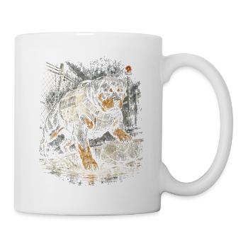 Rottweiler Dog - Mug - white - Right