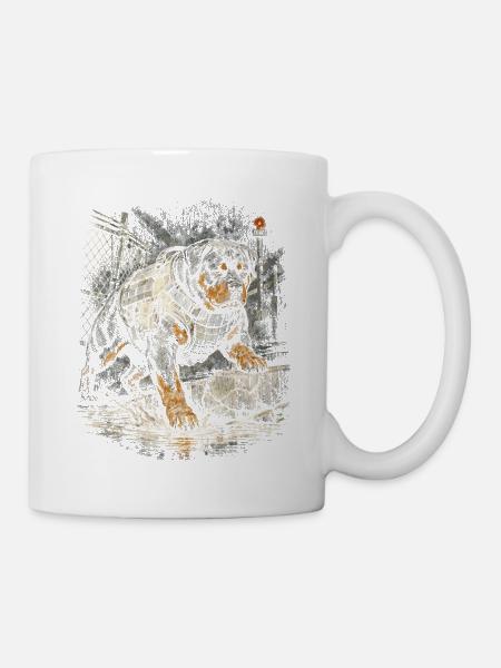Rottweiler Hund - Tasse - Weiß
