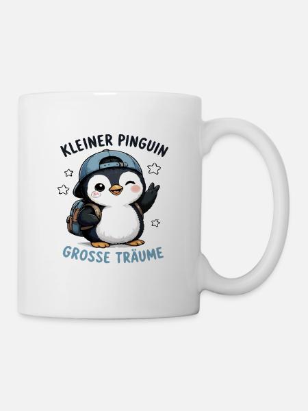 Kleiner Pinguin - Tasse - Weiß