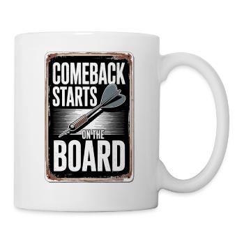 Darts design for darts players for darts fans - Mug - white - Right