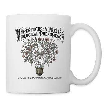 ADHD Hyperfocus - Pattern Recognition Specialist - Mug - white - Right