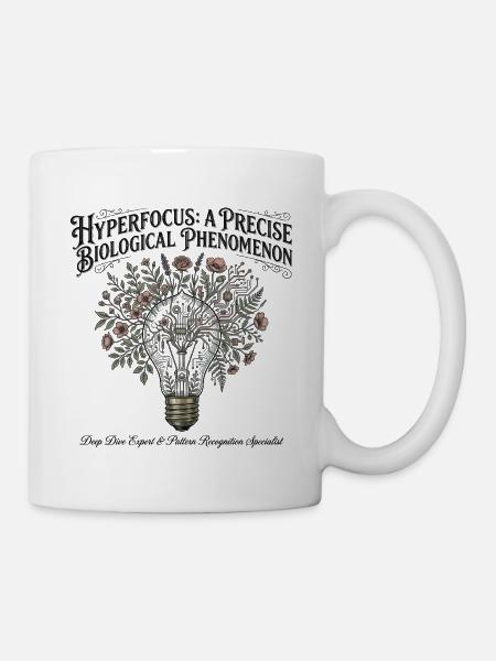 ADHS Hyperfokus - Spezialist für Mustererkennung - Tasse - Weiß