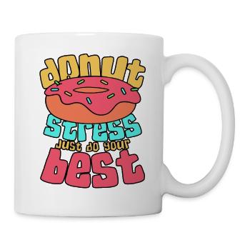 Ambiance Stress Office de Donut - Mug blanc - blanc - Droite