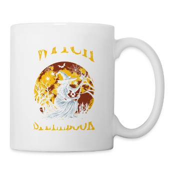 Sorcière a intérêt à avoir mon grimoire Sortilège Halloween - Mug blanc - blanc - Droite