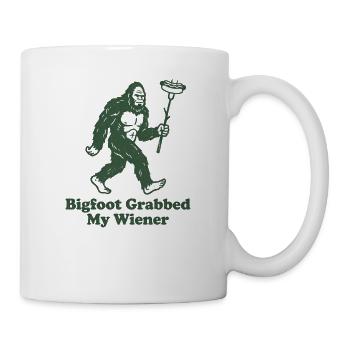 Camping drôle Sasquatch Bigfoot a eu mon pénis - Mug blanc - blanc - Droite