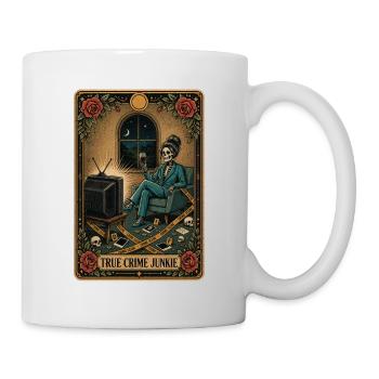 True Crime Junkie Tarot Card Mystery - Mug - white - Right