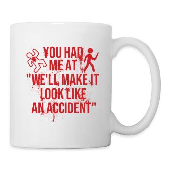 Make It Look Like Accident True Crime - Mug - white - Right