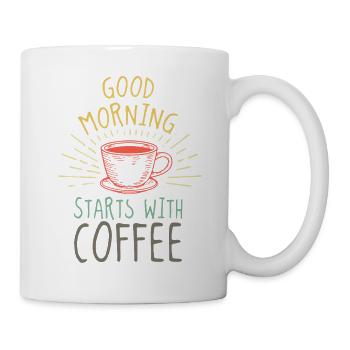 Good Morning Coffee Office Humor - Mug - white - Right