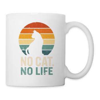 No cat, no life - Mug - white - Right