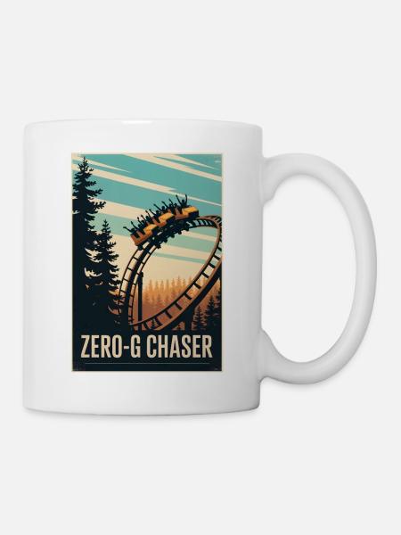 Zero-G Jäger | Achterbahn Thrill - Tasse - Weiß