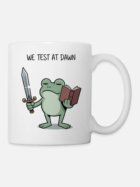 Dawn Quest Froschritter - Tasse - Weiß