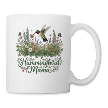 Rubinkehlige Kolibris Mama Mama - Tasse - Weiß - Rechts