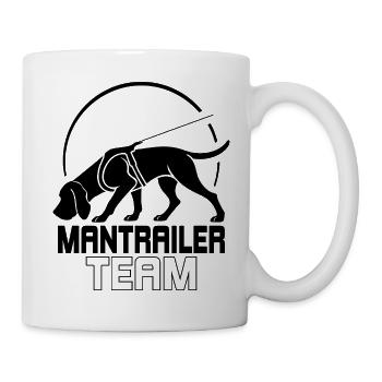 Bloodhound Mantrailer Team Hundesport Wilsigns - Tasse - Weiß - Rechts