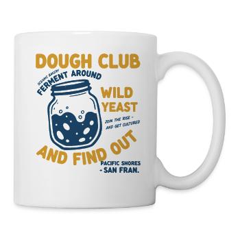Pain au levain au levain Club Levure sauvage - Mug blanc - blanc - Droite