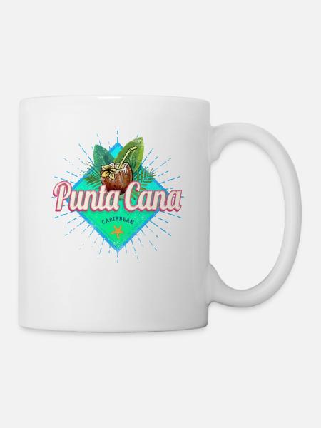 Punta Cana Karibik in der Dominikanischen Republik - Tasse - Weiß