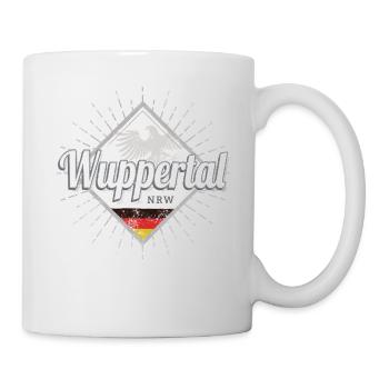 Wuppertal Stadt in Deutschland Nordrhein-Westfalen - Tasse - Weiß - Rechts