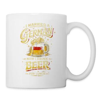 Married to a German - Mug - white - Right