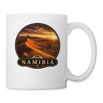Namibia Desert Africa Vintage Landscape Holiday - Mug - white - Right