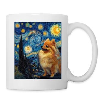 Zwergspitz Spitz Pomeranian - Mug blanc - blanc - Droite