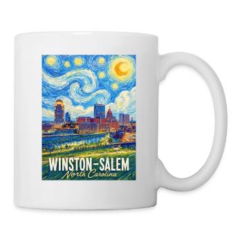 Winston-Salem, North Carolina  - Tasse - Weiß - Rechts