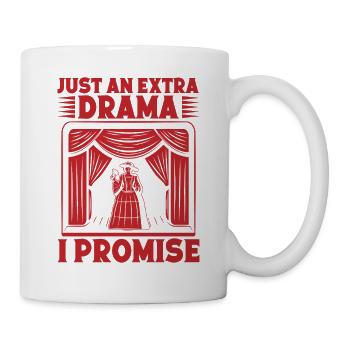 Théâtre musical : juste un extra de théâtre théâtral. Conception - Mug blanc - blanc - Droite